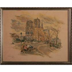 Notre Dame, Print by R. Pleung #1929351