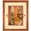 Image 1 : Still Life with Lamp Watercolor signed Rowland #1929408