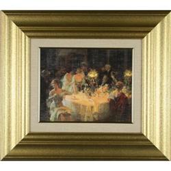 Print Dinner Party impressionist #1929412