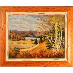 Country View landscape impressionist Brain #1929518