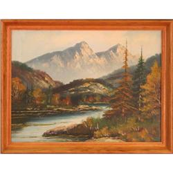 Mountains landscape painting Canada Narra #1929529