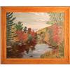 Image 1 : Fall Colors Stream landscape Canada painting #1929532