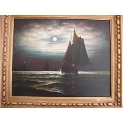 E.WEBER 19TH CENTURY OIL ON CANVAS #1929707