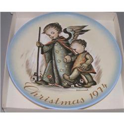 1974 Hummel Christmas Plate in its original box#1929748