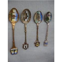set of enamel souvenir spoons!  #1929768