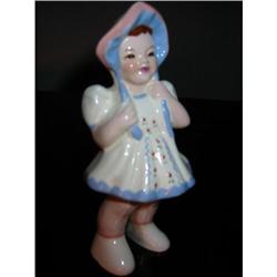 Pottery of Girl figurine w glazed finished!  #1929770