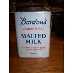 Borden's Malted Milk Tin-10Lbs #1930929