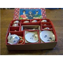 "Little Hostess Set" dishes w/box-JAPAN #1930931