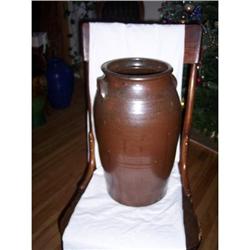 6 Gallon Southern Pottery Double Handled Churn #1930957