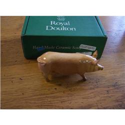 Royal Doulton Pig figurine-1989 #1930966