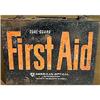 Image 1 : old vintage SURE GUARD FIRST AID METAL box #1931085