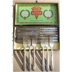 old vintage Keen Kutter Silverware w Wood box #1931088