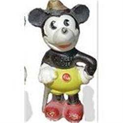 old vintage 1950s MICKEY MOUSE BISQUE FIGURINE #1931089