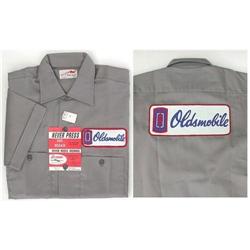 old vintage OLDSMOBILE EMPLOYEE work shirt #1931117