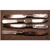 Image 1 : MOP Sterling HANDLE Fruit Knives - SET of 4 - #1931255