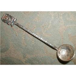 Columbian COIN Spoon .900 Silver ANTIQUE #1931280