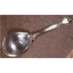 WALLACE Sterling NILE Serving SPOON -ANTIQUE- #1931286
