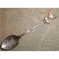 PARIS Souvenir SPOON Germany Silver ENAMEL #1931290