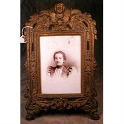ANTIQUE Frame w/ Angel FACE Renaissance REVIVAL#1931298