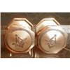 Image 1 : MASONIC CuffLINKS Masons ENGRAVED Snap BUTTONS #1931331