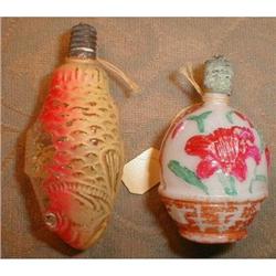 Figural CHRISTMAS Light BULBS  -2-  VINTAGE #1931356