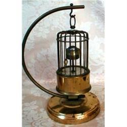 KAISER Bird CAGE Clock STAND Alarm  GERMANY #1931369