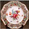 Image 1 : SCHUMANN Dresden PLATE Pierced ANTIQUE  #1931374