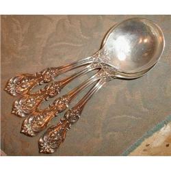 R&B STERLING Francis I Soup SPOON-4- #1931382