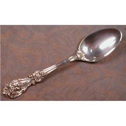 R&B STERLING Francis I Dessert/ Table Spoon #1931385