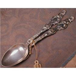 WHITING Lily TEAspoon (2) 5 o'clock STERLING #1931389