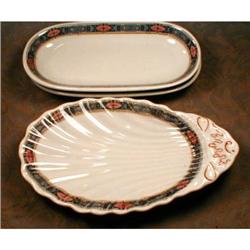 BUFFALO China PORTO Rico LINE Steamship PLATES #1931413