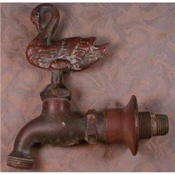 SWAN Outside SPIGOT Bronze or Brass -ANTIQUE- #1931429