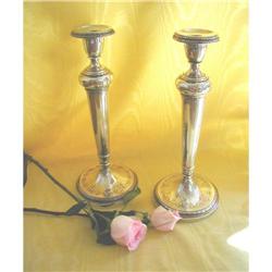 ANT.STERLING"MARIE ANTOINETTE"14"CANDLESTICKS #1931465