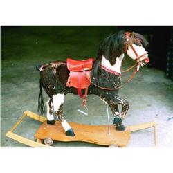 Vintage Pull Toy Rocking Horse #1931481