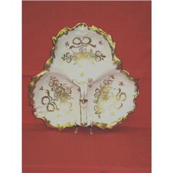 Hand painted porcelain Sevre serving dish #1931514