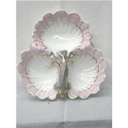 German porcelain serving dish(Dolphine handle) #1931521