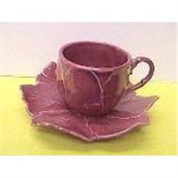 BEAUTIFUL MAJOLICA DEMITASSE( CUP& SAUCER) #1931524