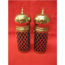 Pair of Victorian English Salt& Pepper Shaker #1931623