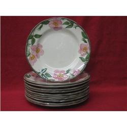 Set of 11 Dinner plate (Franciscan-Desert Rose)#1931629