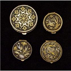 Lot of Three Round Vintage Miniature Pill #1931676