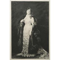 Engraving by Lurat a. Carolus-Duran Portrait #1931704