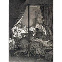 Castration of Abelard Engraving by Moreau #1931708