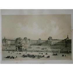 Lithograph Le Nouveau Louvre #1931718