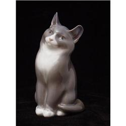 Royal Copenhagen Seated Cat Figurine #1931743