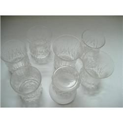 7  Lalique Shot or  Juice  Glasses #1931770