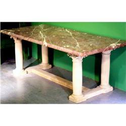 134 18th Century MarbleTop Italian Chisled #1931811