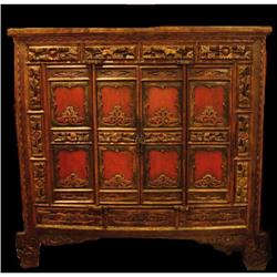 ALM 806  19th Century Wide Painted Chinese #1931821