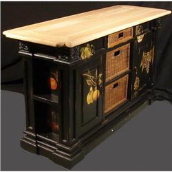 Hand Painted kitchen Island #1931848