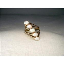 Estate 14K YG Opal Designer Cascade Ring #1932027