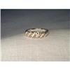Image 1 : 14K WG Gold Chocolate Diamond Twist Ring Band #1932041